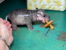 Load image into Gallery viewer, CUSTOM Full body silicone baby Hippo
