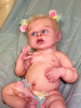 Load image into Gallery viewer, AVAILABLE Full body silicone baby girl Rihanna in soft blend
