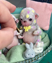 Load image into Gallery viewer, AVAILABLE PROTOTYPE silicone puppy Button in soft blend platinum cure silicone
