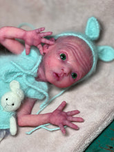 Load image into Gallery viewer, CUSTOM Prototype full body Silicone premature baby doll Amelia (baby girl ) in soft blend with armatures
