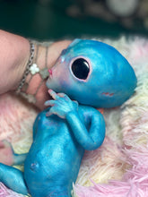 Load image into Gallery viewer, CUSTOM BLUE Full body silicone fantasy alien baby (girl/ boy/ non gender)
