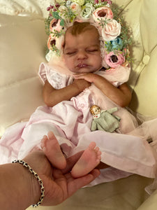 AVAILABLE Prototype partial silicone baby Wendy  18” in soft blend #1