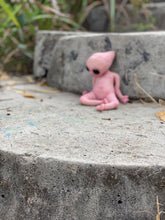 Load image into Gallery viewer, CUSTOM Full body silicone mini baby girl Alien  in super soft blend 9.4”
