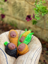 Load image into Gallery viewer, AVAILABLE set of four baby vegetables full body silicone kits set of four (price for 4 items)
