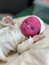 Load image into Gallery viewer, CUSTOM PROTOTYPE silicone cuddle baby Amelia in soft blend (including non gender silicone tummy plate)
