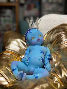 AVAILABLE full body silicone 10” doll Willow (avatar inspired) in soft blend