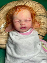 Load image into Gallery viewer, AVAILABLE full body silicone baby fairy LILA in soft blend WITH HAIR
