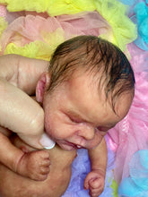 Load image into Gallery viewer, AVAILABLE full body silicone mini kit Paris  10.5” in soft blend with HAIR
