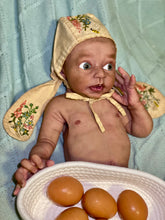 Load image into Gallery viewer, AVAILABLE Full body silicone baby boy Blu’ with armatures WITH HAIR
