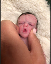 Load image into Gallery viewer, CUSTOM full body silicone mini kit Kenzo 8”  in super soft blend with 3D skin effect ROOTED
