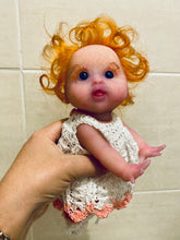 Load image into Gallery viewer, AVAILABLE full body silicone baby girl Layla in super soft blend with arm armature
