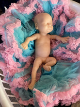 Load image into Gallery viewer, Blank (unpainted) full body silicone kit with arm &amp; leg armatures Gracie (baby girl) in soft blend
