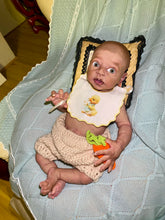 Load image into Gallery viewer, NOT AVAILABLE Full body silicone baby boy Blu’ with armatures
