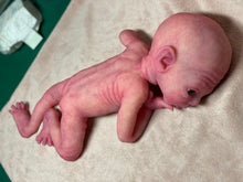 Load image into Gallery viewer, CUSTOM Prototype full body Silicone premature baby doll Amelia (baby girl ) in soft blend with armatures

