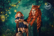 Load image into Gallery viewer, BLANK vinyl kit Bluebell by Viviane Aleluia (includes: vinyl head, full limbs, non gender belly plate, fabric body &amp; SHIPPING)
