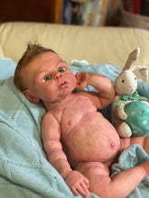 Load image into Gallery viewer, AVAILABLE Full body silicone baby boy Ryan in soft blend

