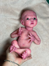Load image into Gallery viewer, CUSTOM Prototype full body Silicone premature baby doll Amelia (baby girl ) in soft blend with armatures
