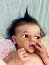 Load image into Gallery viewer, CUSTOM Full body silicone baby girl Zinzi with armatures &amp; HAIR
