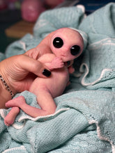 Load image into Gallery viewer, CUSTOM Full body silicone mini baby girl Alien  in super soft blend 9.4”
