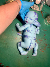Load image into Gallery viewer, Custom full body silicone avatar inspired baby LILA in soft blend BALD
