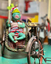 Load image into Gallery viewer, AVAILABLE Reborn fantasy vinyl baby Ozzy by Nadine Dolotova (Grinch / Werewolf / Elf inspired)
