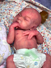Load image into Gallery viewer, CUSTOM BOO BOO full body silicone kit Amari sleeping in SUPER soft blend
