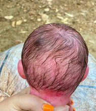 Load image into Gallery viewer, AVAILABLE PROTOTYPE silicone cuddle Ollie in soft blend with HAIR
