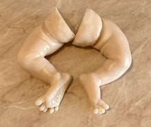 Load image into Gallery viewer, CUSTOM BLANK full silicone limbs from 22-23” Kaito kit by Irina Kondrashova (includes: full silicone limbs only), soft blend platinum cure silicone
