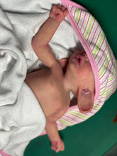 Load image into Gallery viewer, AVAILABLE full body silicone baby fairy LILA in soft blend BALD
