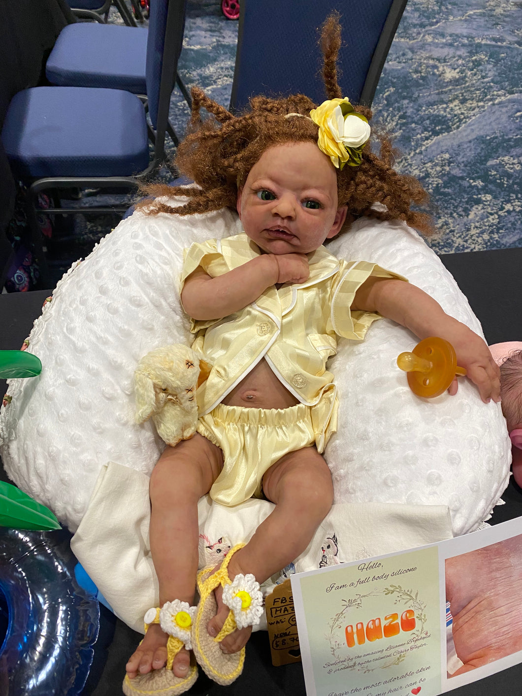 AVAILABLE full body silicone baby girl Haze