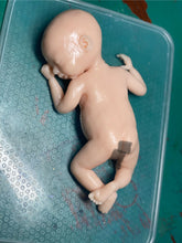 Load image into Gallery viewer, Custom Blank (unpainted) full body silicone mini kit Sallie (baby girl ) in soft blend
