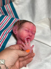 Load image into Gallery viewer, AVAILABLE Full body silicone baby girl crier 12&quot; ROOTED

