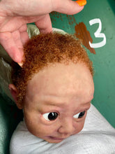 Load image into Gallery viewer, AVAILABLE Full body silicone baby boy Blu’ with armatures WITH HAIR
