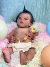 Load image into Gallery viewer, CUSTOM Full body silicone baby girl Zinzi with armatures &amp; HAIR
