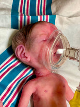 Load image into Gallery viewer, AVAILABLE Full body silicone baby girl crier 12&quot; ROOTED
