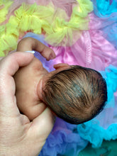 Load image into Gallery viewer, AVAILABLE full body silicone mini kit Paris  10.5” in soft blend with HAIR
