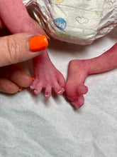 Load image into Gallery viewer, AVAILABLE Full body silicone baby girl crier 12&quot; ROOTED
