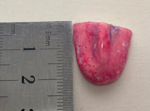 Load image into Gallery viewer, Painted &amp; glazed silicone baby tongue #1 (soft blend platinum cure silicone)
