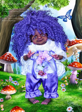 Load image into Gallery viewer, BLANK vinyl kit Bluebell by Viviane Aleluia (includes: vinyl head, full limbs, non gender belly plate, fabric body &amp; SHIPPING)
