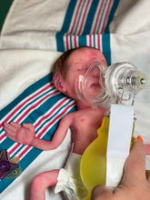 Load image into Gallery viewer, AVAILABLE Full body silicone baby girl crier 12&quot; ROOTED
