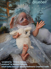 Load image into Gallery viewer, BLANK vinyl kit Bluebell by Viviane Aleluia (includes: vinyl head, full limbs, non gender belly plate, fabric body &amp; SHIPPING)
