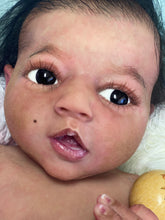 Load image into Gallery viewer, CUSTOM Full body silicone baby girl Zinzi with armatures &amp; HAIR
