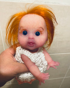 AVAILABLE full body silicone baby girl Layla in super soft blend with arm armature