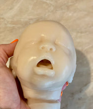 Load image into Gallery viewer, CUSTOM BLANK silicone cuddle head Romy (includes: silicone  head only), soft blend platinum cure silicone
