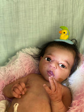 Load image into Gallery viewer, CUSTOM Full body silicone baby girl Zinzi with armatures &amp; HAIR
