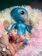 Load image into Gallery viewer, CUSTOM BLUE Full body silicone fantasy alien baby (girl/ boy/ non gender)
