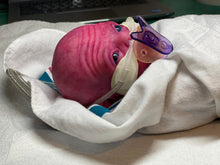 Load image into Gallery viewer, CUSTOM PROTOTYPE silicone cuddle baby Amelia in soft blend (including non gender silicone tummy plate)

