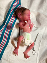 Load image into Gallery viewer, AVAILABLE Full body silicone baby girl crier 12&quot; ROOTED
