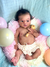 Load image into Gallery viewer, CUSTOM Full body silicone baby girl Zinzi with armatures &amp; HAIR
