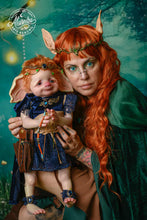 Load image into Gallery viewer, BLANK vinyl kit Bluebell by Viviane Aleluia (includes: vinyl head, full limbs, non gender belly plate, fabric body &amp; SHIPPING)
